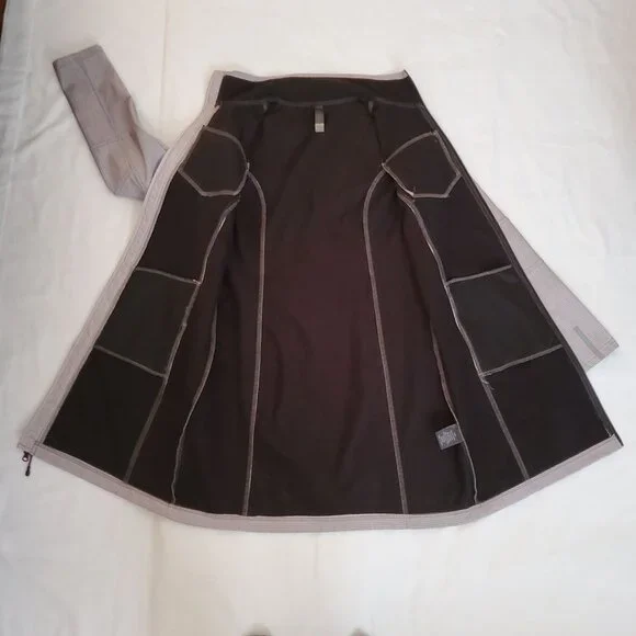 Mondetta Women's Full Zip Front Fleece Lined Plaid Coat Bonded Jacket Sz Medium - Picture 7 of 16